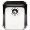Apell Lavello Cucina 1 Vasca Sottotop Larghezza 40 cm materiale Acciaio Inox finitura Spazzolata - FE400UBC Serie Ferrara