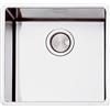 Apell Lavello Cucina 1 Vasca Sottotop Larghezza 54 cm materiale Acciaio Inox finitura Spazzolato - FEM50UBC Ferrara Plus