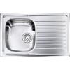 CM Lavello Cucina 1 Vasca con Gocciolatoio SX in Acciaio Inox 79 x 50 cm - 010441.D1.01.2016