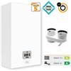 Ferroli Caldaia Bluehelix THETA 24C a condensazione 24kw 0TPY2AWA incluso kit fumi sdoppiato metano e gpl
