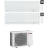 Mitsubishi CONDIZIONATORE MITSUBISHI DUAL SPLIT KIRIGAMINE ZEN BIANCO 9000+18000 BTU WIFI INVERTER MXZ-3F68VF4 A++