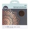 Sizzix 664568-Fogli Decorativi Effectz, 15 x 15,2 cm, 10, Carta, Fogli in Lamina Oro Rosa, taglia unica