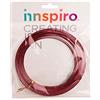 INNSPIRO Filo alluminio magico piano rosso 3,5 x 1,0 mm. 5 m.