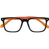 MAST INDUSTRIA ITALIANA Srl Occhiali da Lettura TAHITI Nero-Arancio 1,00 Twins Gold
