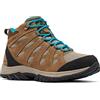Columbia Redmond 3 Mid Wp, Scarponi da trekking ed escursionismo impermeabili a vita media Donna, Khaki Ii Sea Level 2024, 40 EU