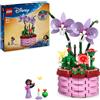 lego Disney - Vaso di Fiori di Isabela con Mini Bambolina Cesto Apribile Orchidee e Cactus Giocattolo da Costruire dal Film Encanto per Bambini da 9+ Anni - 43237