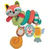 Clementoni Spirale Soft Happy Animals Peluche Prime Attività per Bambini da 0+ Anni - 17909