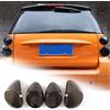 DIYUCAR - Copertura per fanale posteriore dell'auto, parafanghi esterni decorativi compatibili con Benz Smart 451 Fortwo 2009-2015