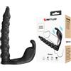Pretty Love Blackney Cock Ring Double Penetrator Black