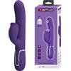 Pretty Love Gigi Twinkled Tenderness 3in1 Licking & Tapping Rabbit Vibrator Purple