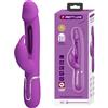 Pretty Love Kampas Twinkled Tenderness 3in1 Licking Rabbit Vibrator Purple