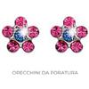 SANICO Srl Orecchini da Foratura 804 Fiore Crystal 5mm Inverness