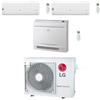 Lg Climatizzatore Condizionatore LG Libero Smart più Console R32 Wifi Trial Split Dual Inverter 9000 + 9000 + 12000 BTU con U.E. MU4R27 NOVITÁ Classe A++/A+