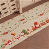 PETTI Artigiani Italiani - Tappeto Cucina Natalizio, Passatoia Cucina Natalizio, Tappeto Natalizio Cucina Antiscivolo e Lavabile, Tappeto per Natale 52x280 cm Gnomo, Made in italy
