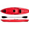 Atlantis Kayak - canoa Atlantis KEDRA PRO rossa cm 266 - schienalino - gavone - pagaia