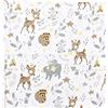 TupTam Federa per Cuscini per Bambini con Motivi Decorativi, Animali Selvatici, 40 x 60 cm
