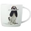 Maxwell & Williams DX1064 Tazza da caffè 400 ml - Serie Best Furry Friends - Porcellana cane & giornale colorato confezione regalo