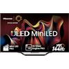 Hisense TV 75 Mini-LED 4K 75U72NQ, Smart TV VIDAA U7, Dolby Vision IQ, HDR 10+ Adaptive, 144Hz Game Mode PRO, Alexa Built-in, VIDAA Voice, Tuner DVB-T2/S2 HEVC 10, lativù 4K, 75'', 2024 U7 144Hz