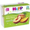 HiPP Bio Frutta Grattugiata Mela Pesca Mese 4+ 4 X 100g