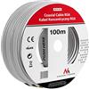 Maclean Cavo Coassiale Satellitare 1.0CCS RG6 50M e 100M (100m)