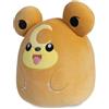 Squishmallows Teddiursa-Squishmallow 25 cm, prodotto con licenza in morbido peluche