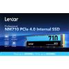 Lexar SSD INTERNO GAMING NVME 4.0 2TB LEXAR NM710 PCIE M2 2000GB 2280 NOTEBOOK DESKTOP