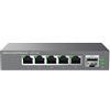 Grandstream Networks GWN7701P switch di rete Non gestito Gigabit Ethernet (10/100/1000) Supporto Power over Ethernet (PoE) Nero