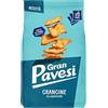 Pavesi Gran Pavesi Cracker Le Crancine Gusto Classico, Cotte al Forno, Snack Salato e Croccante, Senza Olio di Palma, Confezione da 6 Monoporzioni da 30g
