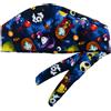 Cuffia chirurgica regolabile in cotone con fantasia Halloween