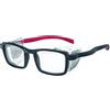 PEGASO , 9R Gafas Proteccion Gama Graduables CON Lente Neutra Modelo Normal PC Incolora Antiva Unisex Adulto, Nero E Rosso, L