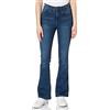 Noisy may NMSALLIE HW Flare Jeans VI021MB Noos, Medium Blue Denim, 26/32 Donna