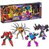 Transformers Legacy United, confezione multipla Versus, 4 action figure convertibili