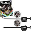 Hasbro Beyblade X in collaborazione con Star Wars, The Mandalorian 3-60F vs. Moff Gideon 3-80N, Confezione Multipla