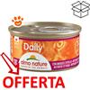 Almo Nature Cat Daily Grain Free Dadini con Manzo Megapack - Lattina Da 85 Gr - CONFEZIONE RISPARMIO