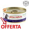 Almo Nature Cat HFC Natural Tonno, Pollo e Prosciutto Megapack - Lattina da 70 Gr - CONFEZIONE RISPARMIO