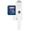 ABUS Maniglia per finestra con serratura ABUS FG300A - pomolo per finestra con cilindro a pressione e funzione di allarme, bloccaggio diverso - livello di sicurezza ABUS - bianco