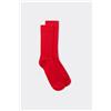 Intimissimi Calzini Corti Cotone Soft A Coste Rosso