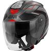 Givi Casco moto Jet Givi X.25F TRACE Titanio Nero Rosso