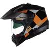 Nolan Casco Moto Crossover Nolan N70-2 X 06 RUVIDO 343 Nero Grigio