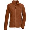 killtec Donna Giacca in pile con collo alto KOW 106 WMN FLC JCKT, zimt, 46, 41796-000