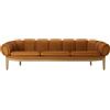 GUBI divano CROISSANT in pelle - 37352-OAK-F