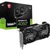 MSI GeForce RTX 4060 Ti Ventus 2X Black E1 OC 8GB GDDR6 DLSS3