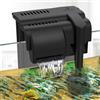 fishkeeper Hang on Filter Aquarium, Quiet Aquarium, filtro esterno con sistema di filtraggio professionale a 4 livelli, pompa filtro a cascata 454 L/H per serbatoi da 18-76L, inclusi 2 pezzi di
