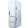 Generic Frigorifero da tavolo alimentato AC/DC per casa, ufficio, refrigeratore elettrico con funzioni di raffreddamento e riscaldamento, frigorifero portatile per bevande