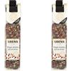 UBENA, Pepe Misto in Bacche, Ideale per Zuppe e Arrosti, Frutta e Dessert, Formato Clip Sachet da 28 gr (Confezione da 2)