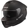 LS2 Casco Ls2 Ff808 Stream II Mono Matt Black, TAGLIA Tg. L