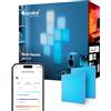 Nanoleaf Pacchetto di Espansione Blocks | 2 Quadrati (Richiede Kit Iniziale), Pannelli Decorativi RGBW per Pareti, Luce Diffusa Temperatura Colore regolabile 2700K a 6500K (23,1 x 23,1 cm ciascuno)