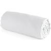 Pure Cotton - Lenzuolo con angoli 100% raso di cotone - Biancheria da letto elegante e morbida - Standard 100 by Oeko-TEX - Lavabile a 40 °C - 60 x 120 x 14 cm - tinta unita bianco