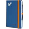 Mitama Agenda Settimanale Blu Arancio, Planning Mensile, 18 mesi da Settembre 2024 a Febbraio 2026-158 pagine + 50 pagine contenuti extra - 15 x 21 cm - Copertina Rigida