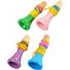 TOYANDONA Fischietto giocattolo per bambini, tromba, strumento per imparare la musica dei bambini, strumento per feste di Natale (colore casuale)